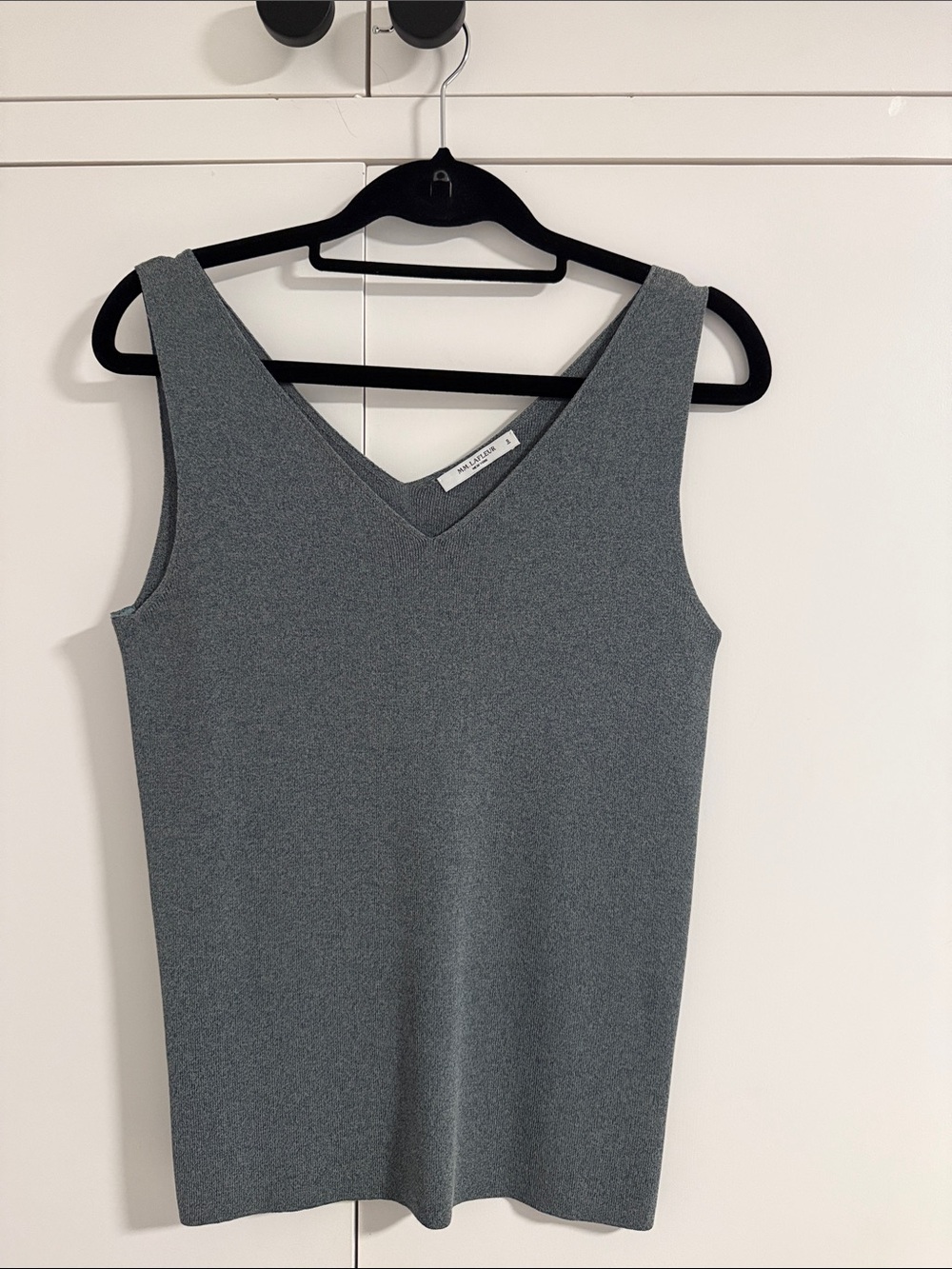 MM LAFLEUR | Like New Grey Peggy top